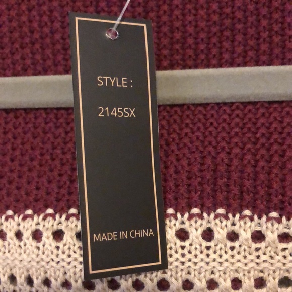 Letty & Me Striped Cardigan size Large New - Picture 7 of 11